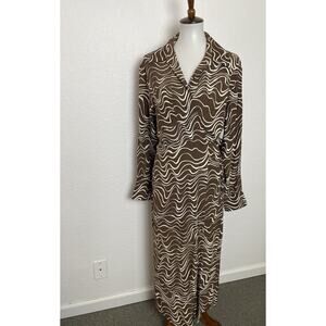 & Other Stories Dress Wrap Maxi Multicolor Print